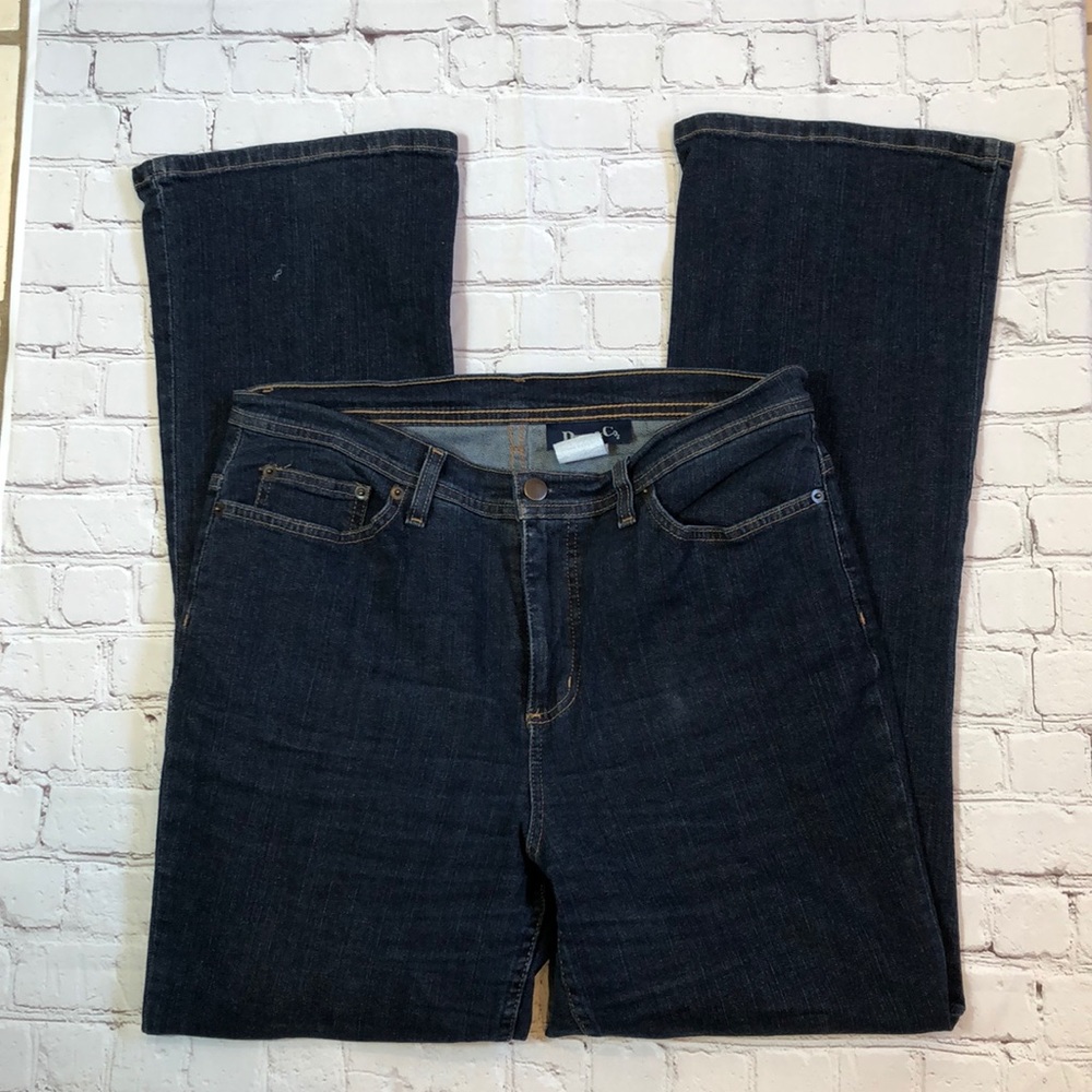 Denim & Co Mid Rise Boot Cut Blue Jean Size 10